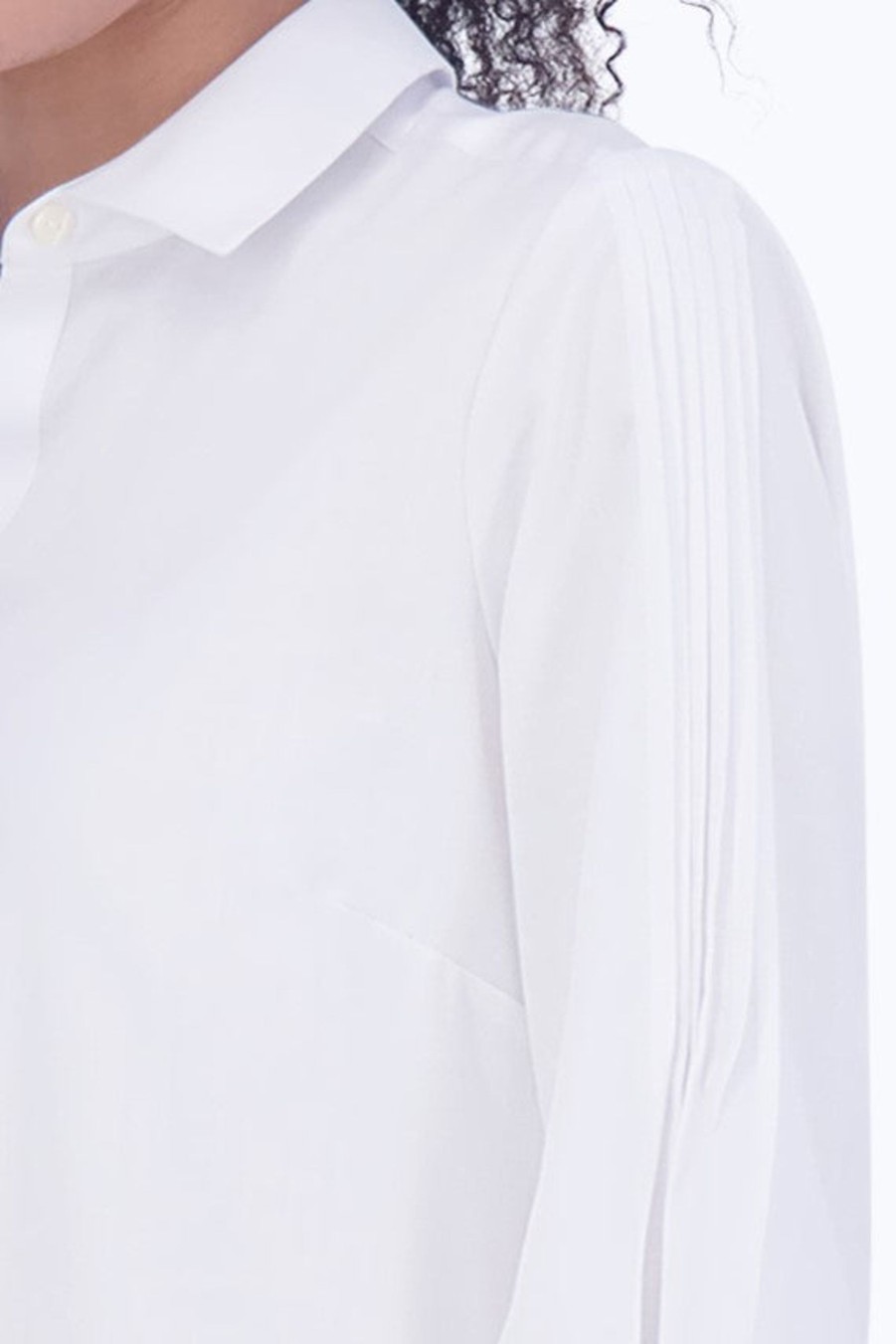 Women Foxcroft Tops | Audrey No Iron Solid Sateen Shirt