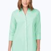 Women Foxcroft Tops | Pamela Stretch Non-Iron Tunic