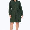 Women Foxcroft Dresses | Rocca Plus Pinwale Corduroy Dress