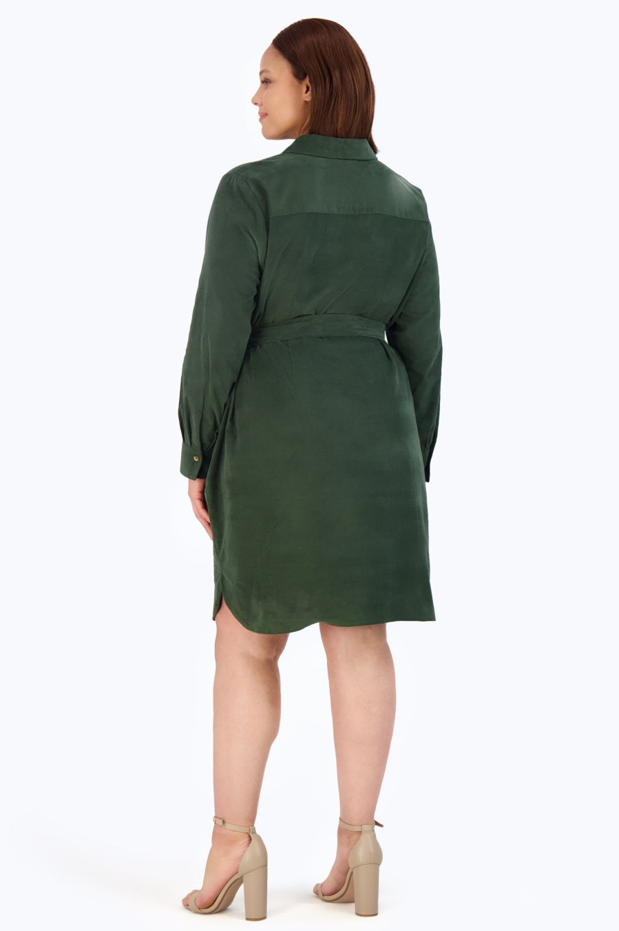 Women Foxcroft Dresses | Rocca Plus Pinwale Corduroy Dress