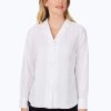 Women Foxcroft Tops | Monica Non-Iron Geo Jacquard Shirt