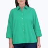 Women Foxcroft Tops | Sandra Plus Stretch No Iron Shirt