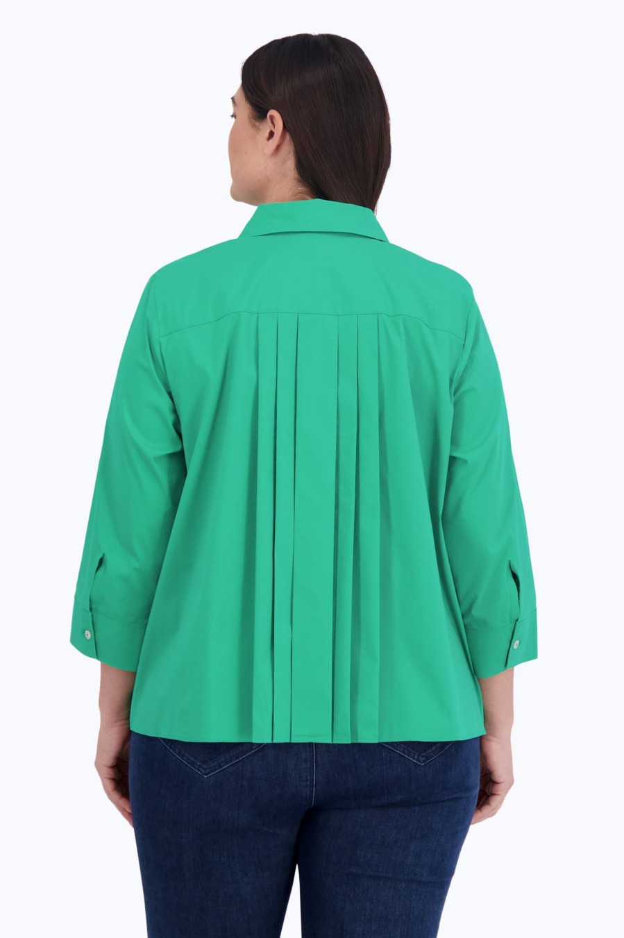 Women Foxcroft Tops | Sandra Plus Stretch No Iron Shirt