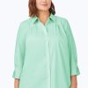 Women Foxcroft Tops | Paulie Plus Stretch Non-Iron Shirt