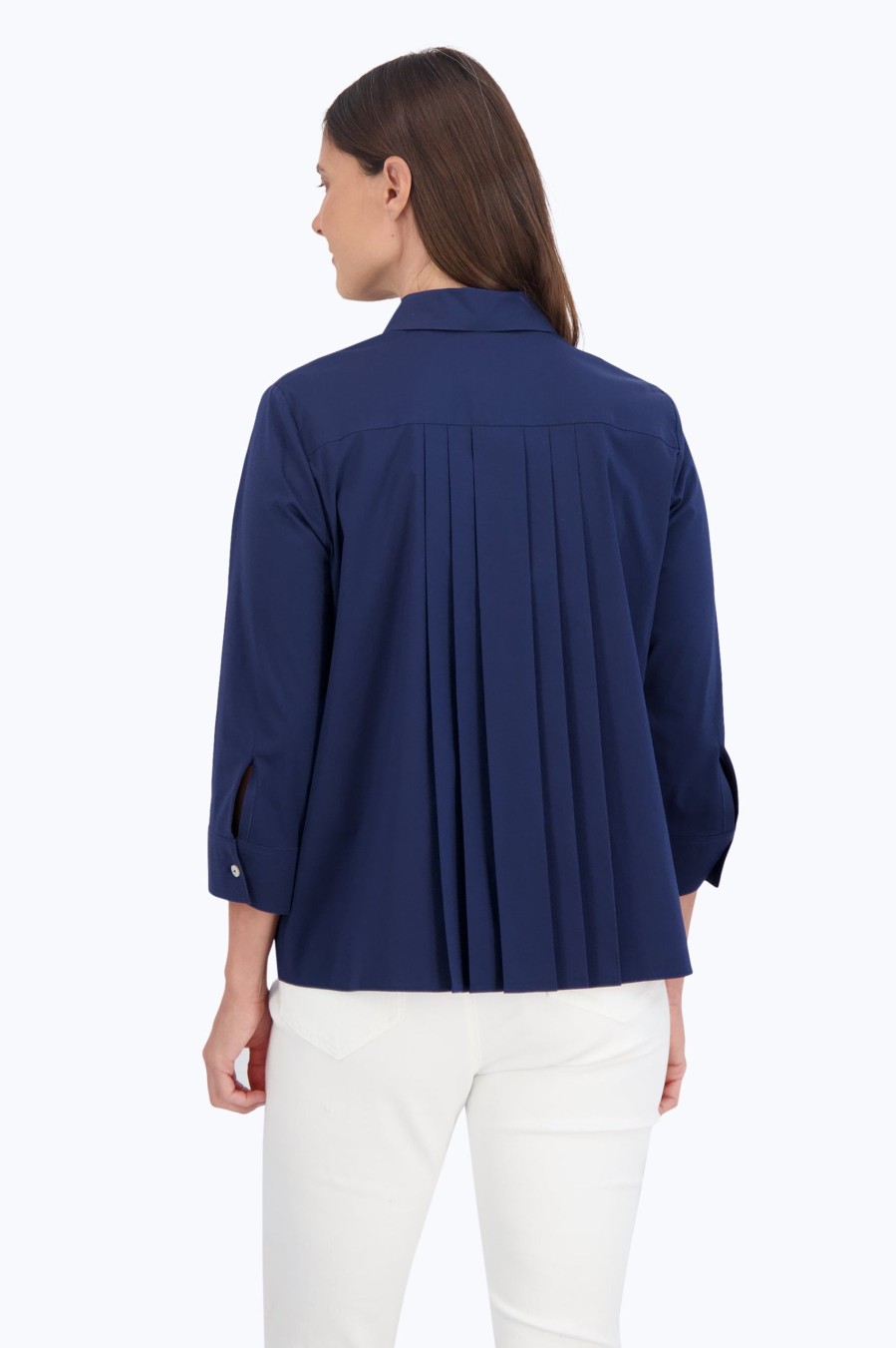 Women Foxcroft Tops | Sandra Stretch No Iron Shirt