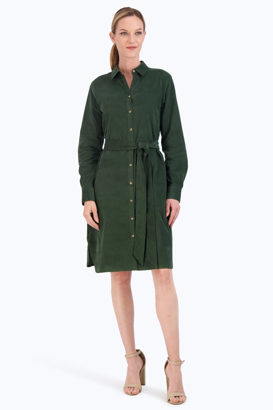 Women Foxcroft Dresses | Rocca Pinwale Corduroy Dress