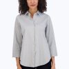 Women Foxcroft Tops | Charlie Pinpoint No Iron Shirt