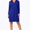 Women Foxcroft Dresses | Angel Solid Jersey Dress