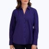 Women Foxcroft Tops | Mary Stretch No Iron Stripe Shirt