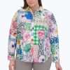 Women Foxcroft Tops | Meghan Plus No Iron Spring Conversational Shirt Multi Spring Conversational