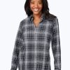 Women Foxcroft Tops | Rhea Plaid Perfection Shirt