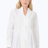 Women Foxcroft Tops | Alice Stretch Non-Iron Tunic White