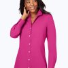 Women Foxcroft Tops | Cecilia Stretch Non-Iron Tunic