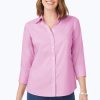 Women Foxcroft Tops | Mary Stretch Non-Iron Shirt