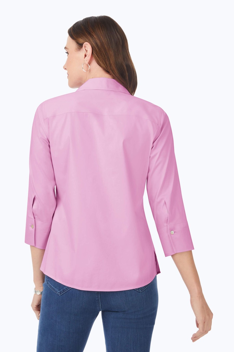 Women Foxcroft Tops | Mary Stretch Non-Iron Shirt