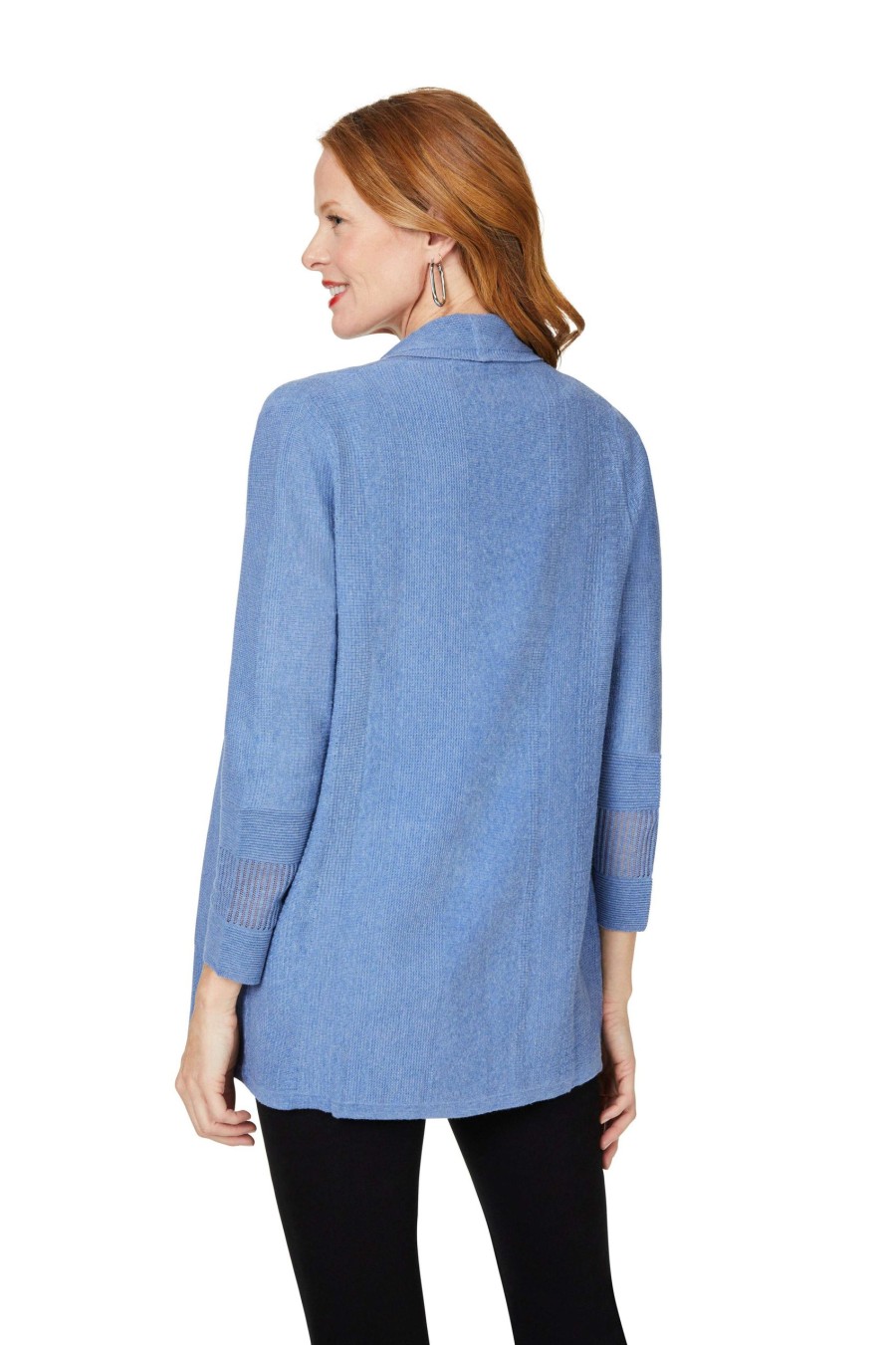 Women Foxcroft Sweaters | Mixed Stitch Cardigan