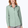 Women Foxcroft Tops | Dianna Pinpoint Non-Iron Shirt