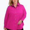 Women Foxcroft Tops | Boyfriend Essential Plus Stretch No Iron Tunic