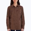 Women Foxcroft Tops | Haven Pinwale Corduroy Shirt