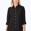 Women Foxcroft Tops | Cole Stretch Non-Iron Shirt