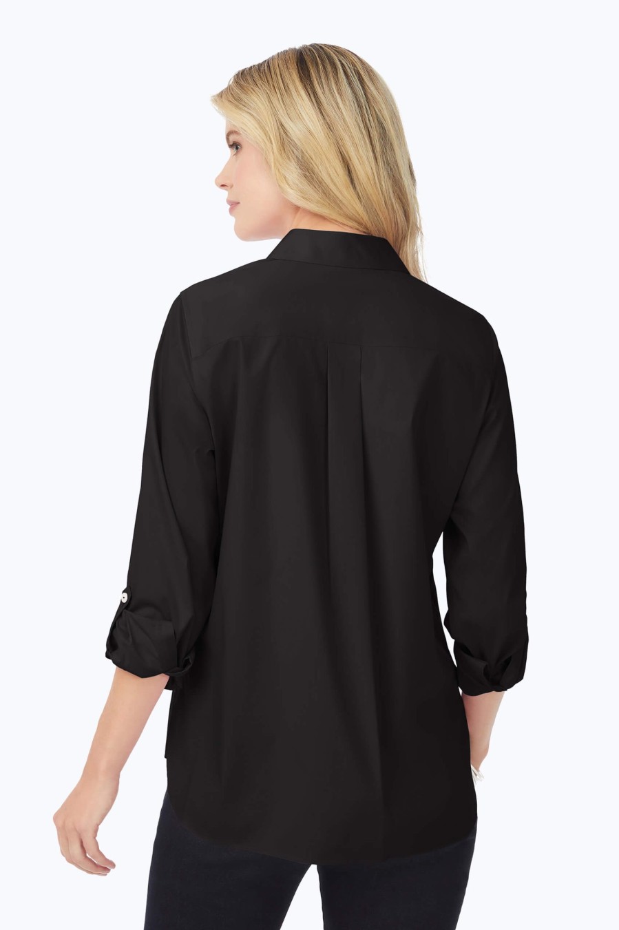 Women Foxcroft Tops | Cole Stretch Non-Iron Shirt