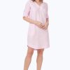 Women Foxcroft Dresses | Harmony Easy Care Linen Dress